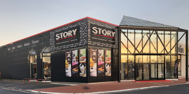 Façade STORY Reims - mobilier contemporain et tendance