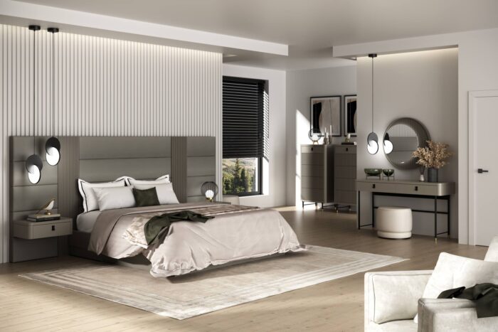 Grande chambre moderne et design avec mobilier Story